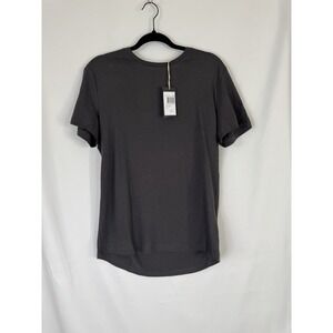 Stitch Note NWT Crew Neck Short Sleeve Size‎ Small Charcoal Gray Classic Tee